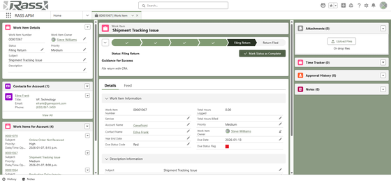 Rass APM interface screenshot